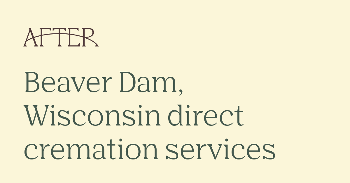 After.com Funeral & Cremation Services in Beaver Dam, Wisconsin